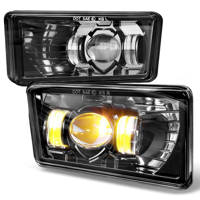 Upgrade 2PCS Yellow LED Fog Lights for 2007 2008 2009 2010 2011 2012 2013 2014 2015 2016 Silverado 20072015 Suburban Fog Lamp Accessories Tahoe 20072013 Avalanche GMC Yukon led fog light assembly
